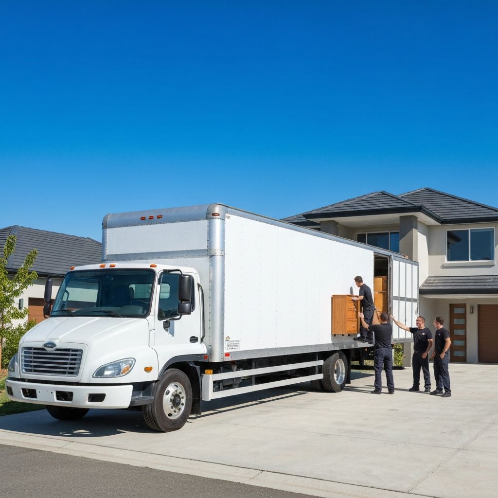 Professional moving truck